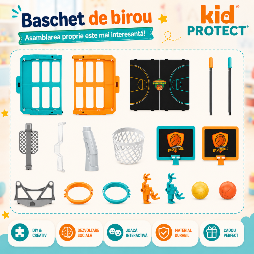 Joc de Baschet de Masa KidProtect Desk Dunk