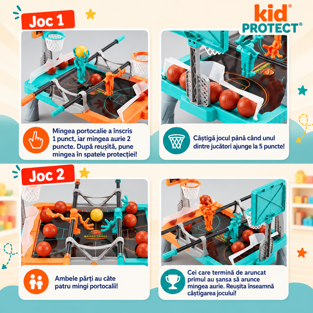 Joc de Baschet de Masa KidProtect Desk Dunk