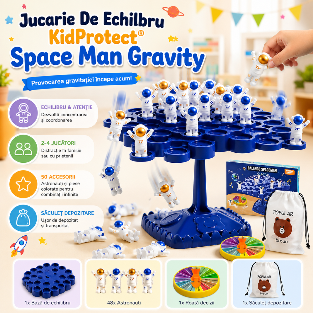 Jucarie De Echilbru KidProtect Space Man Gravity