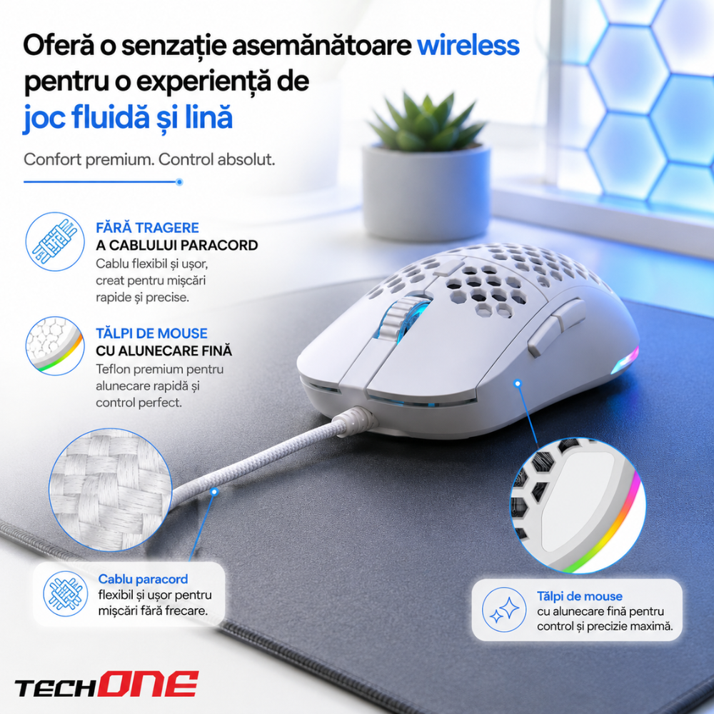 Mouse Gaming Profesional Techone ShadowStrike Pro