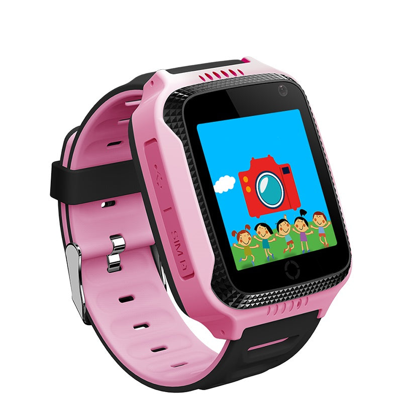 Ceas smartwatch copii cu GPS TechONE Q528, Roz