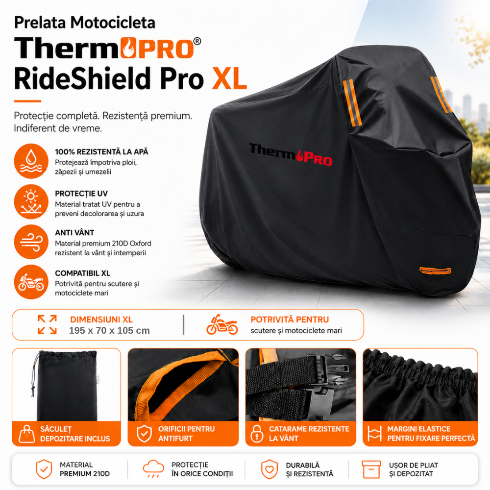 Prelata Motocicleta ThermoPRO RideShield Pro XL