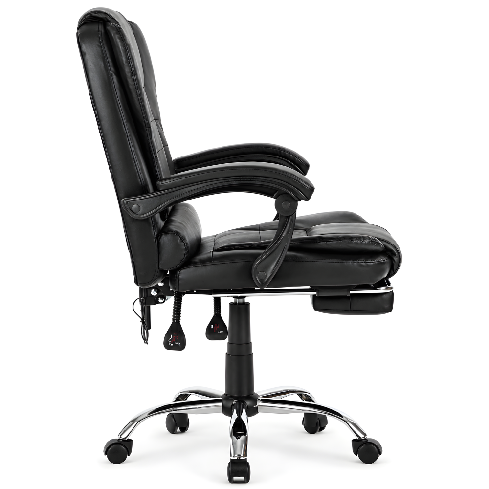 Scaun De Birou Directorial Ergonomic Cu Masaj KD Home ErgoLux Prime, Negru