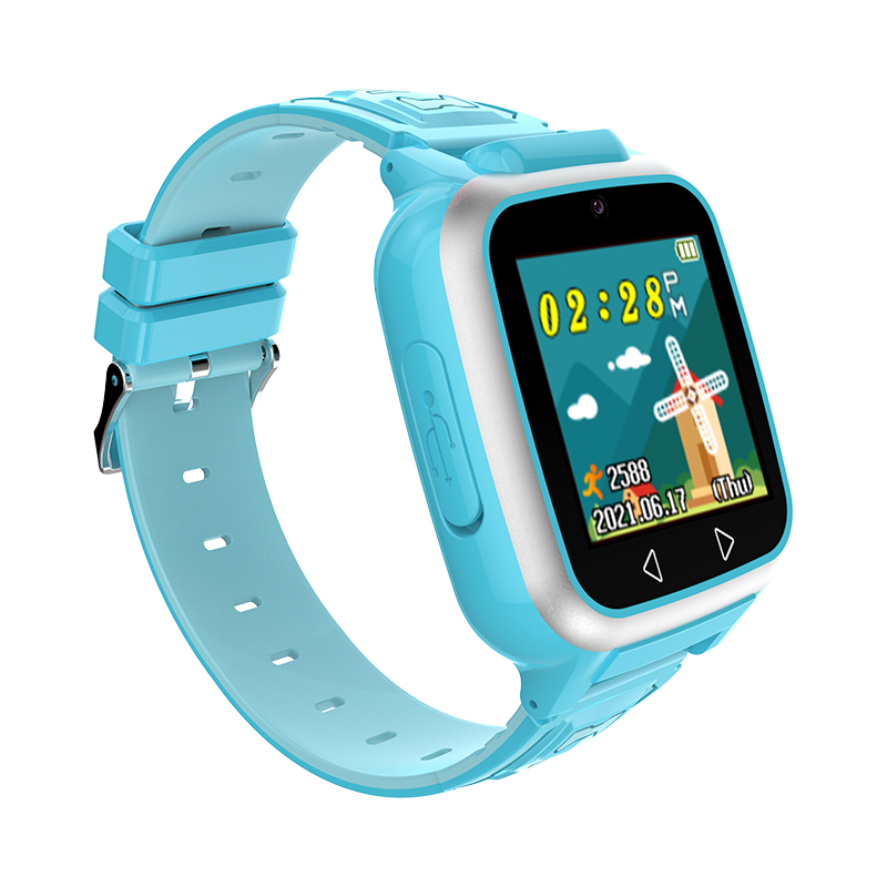 Ceas smartwatch copii Techone Y8, Albastru