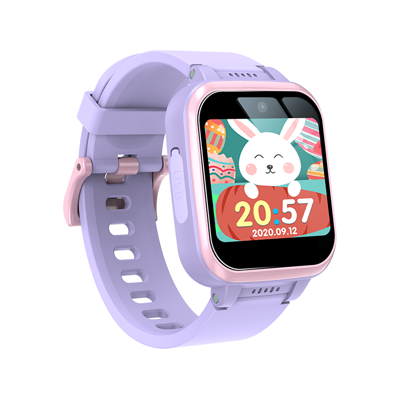 Ceas smartwatch copii Techone Y90, Mov