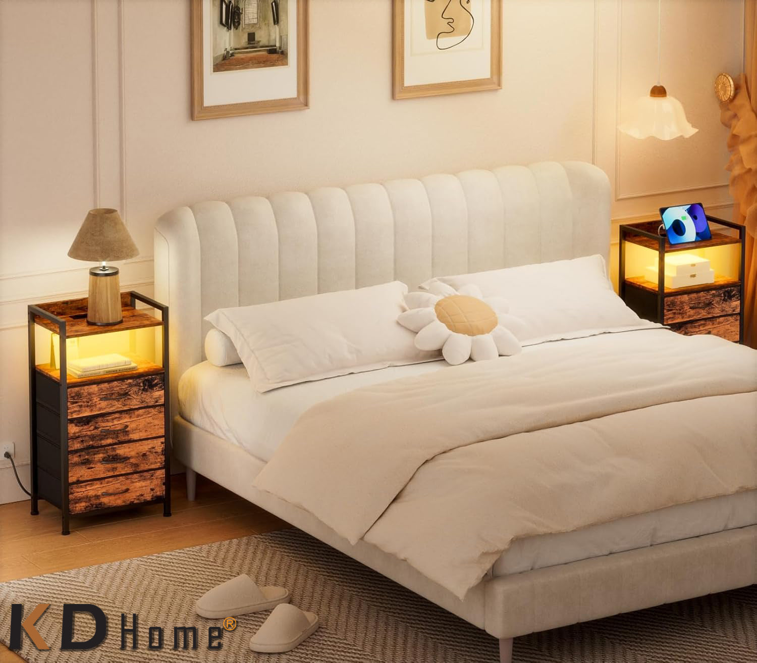 Noptiera cu Lumina KD Home LumiRest