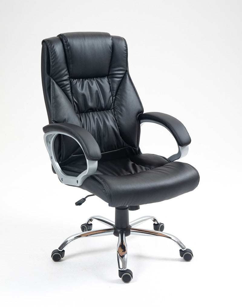 Scaun De Birou Directorial Ergonomic KD Home® Prestige Comfort A59, Negru