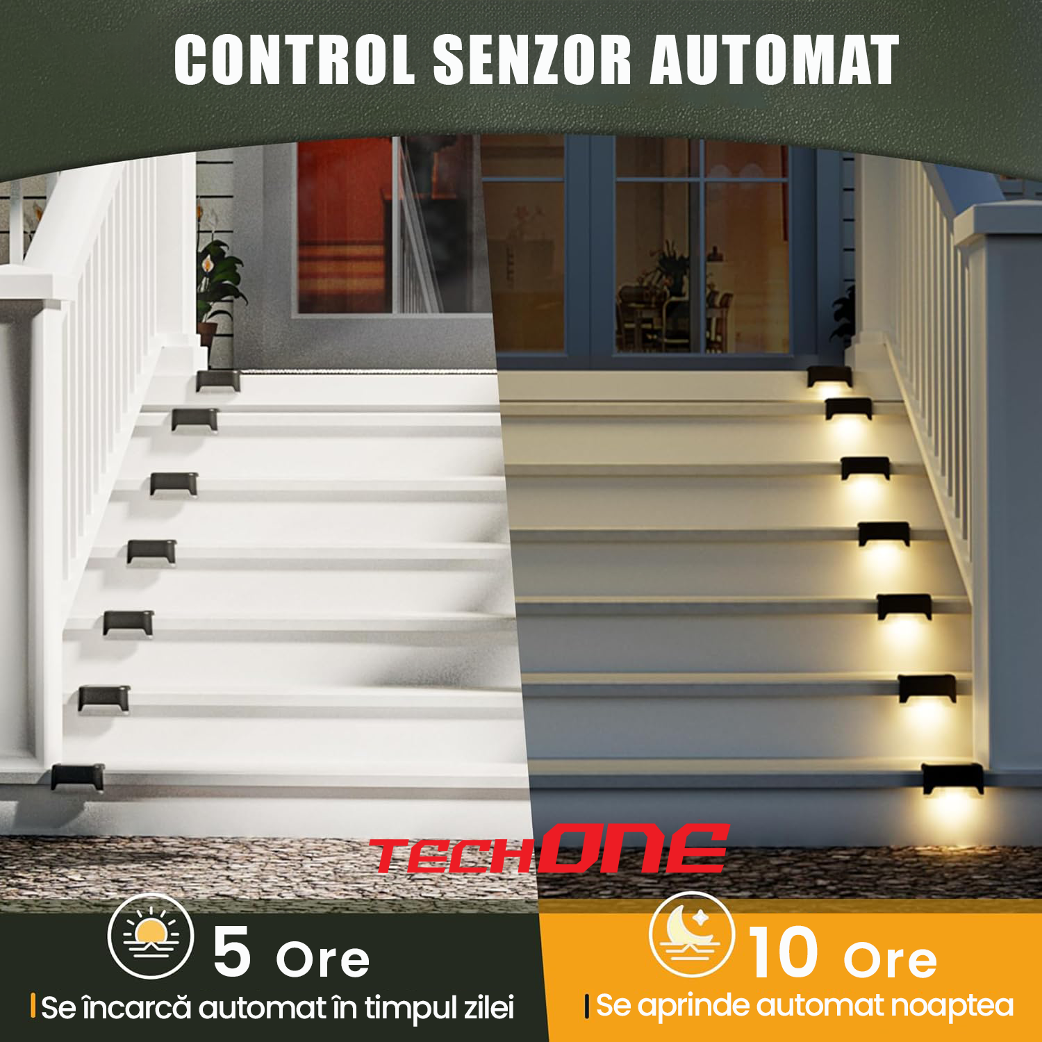 Set 16 Lampi Solare Techone LumaStep MiniSet