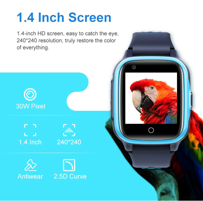 Ceas smartwatch GPS copii Techone CT15 4G, Albastru