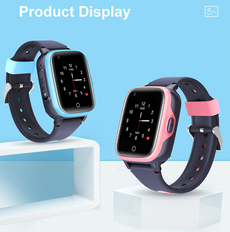 Ceas smartwatch GPS copii Techone CT15 4G, Albastru