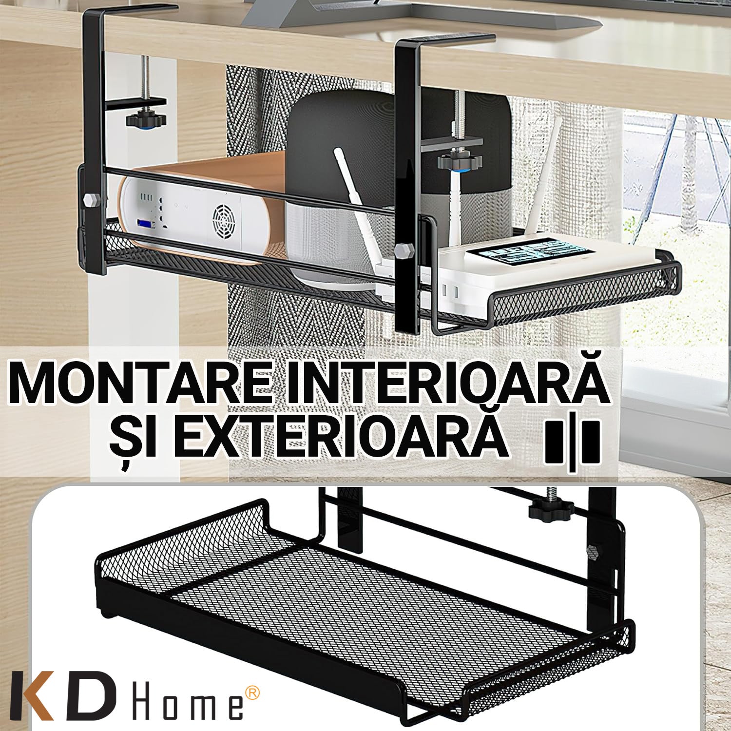 Organizator Birou Tip Suport KD Home DeskNest
