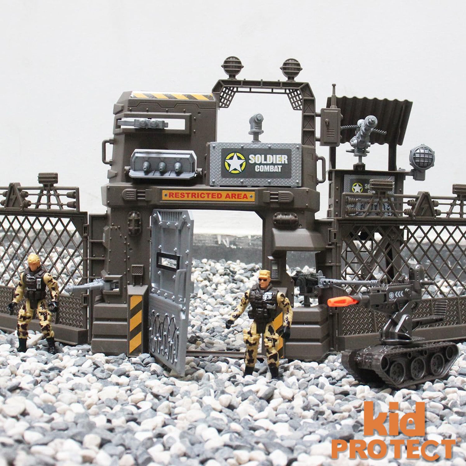 Set Militar de Jucarie Pentru Copii KidProtect Battle Fortress Command