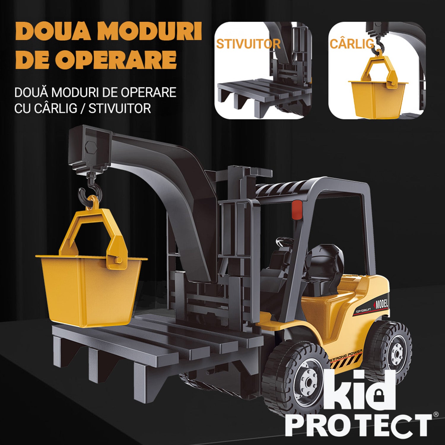 Motostivuitor Super Realista Cu Telecomanda Pentru Copii KidProtect LiftMaster RC Pro