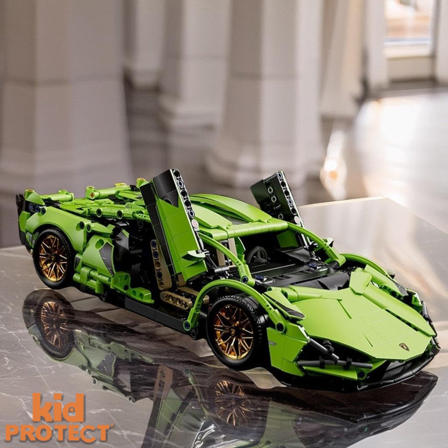 Set de Constructie cu Piese Tip Lego Kidprotect Lamborghini Huracan