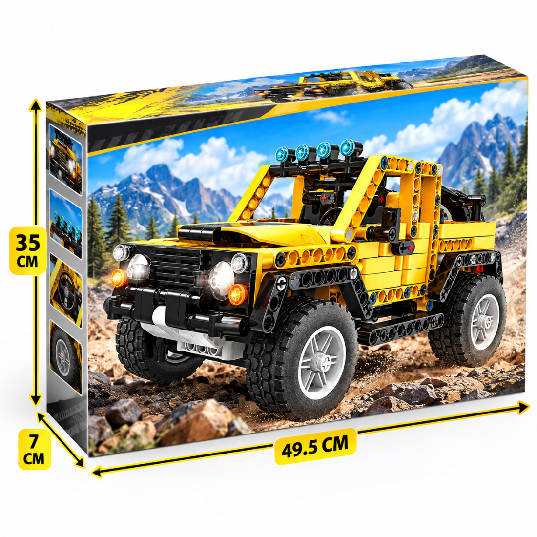 Set de Constructie cu Piese Tip Blocuri Constructie 491 Piese MiniBric Climbing Beast 5800