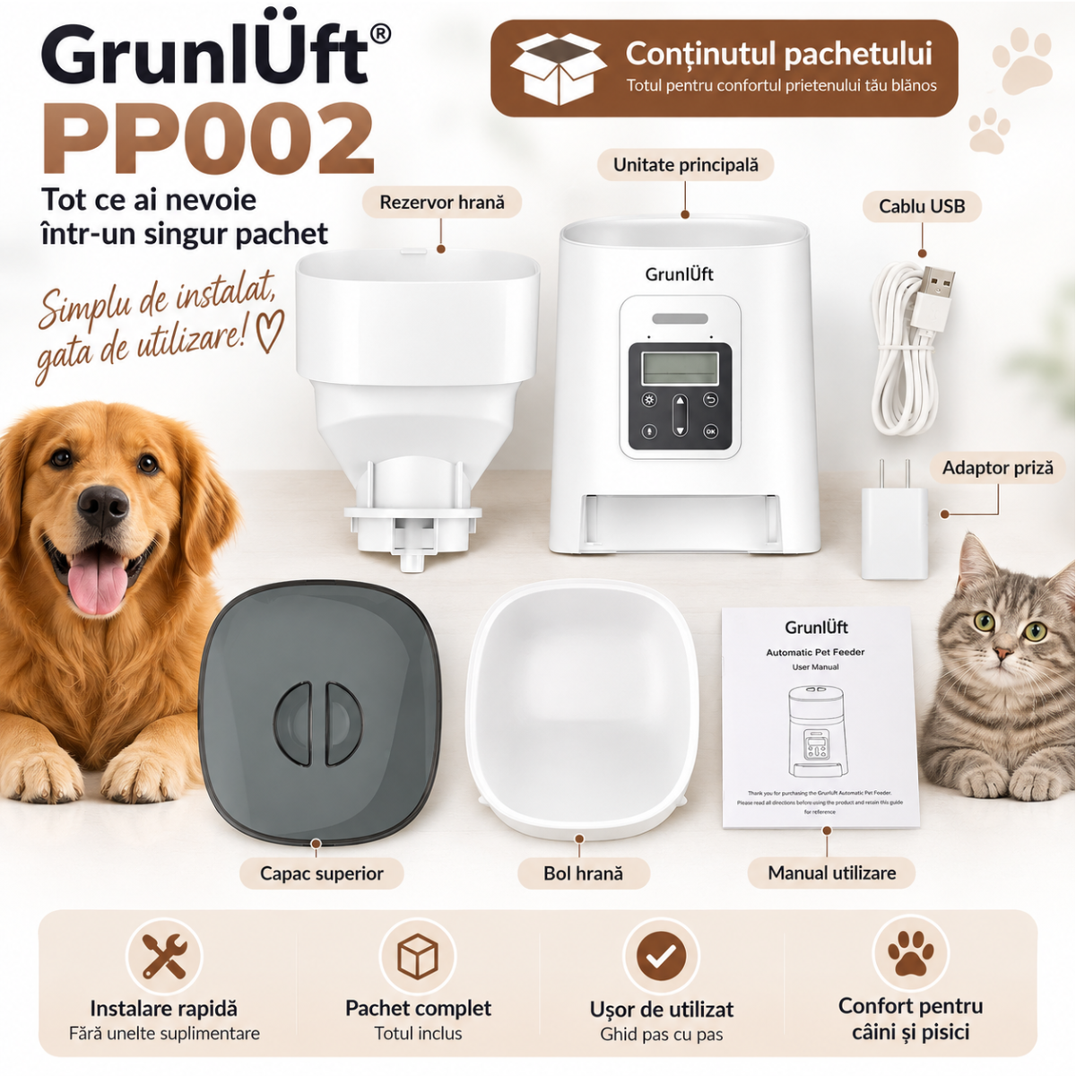 Hranitor automat Grunluft PP002