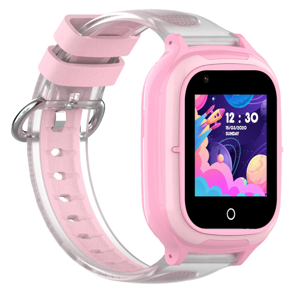 Ceas Smartwatch GPS Copii Techone KT23T 4G, Roz
