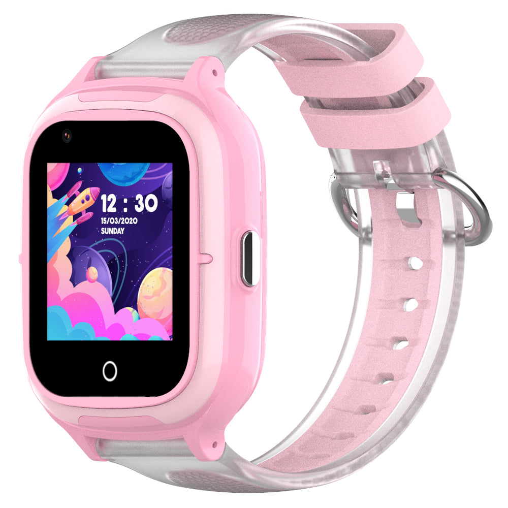 Ceas Smartwatch GPS Copii Techone KT23T 4G, Roz