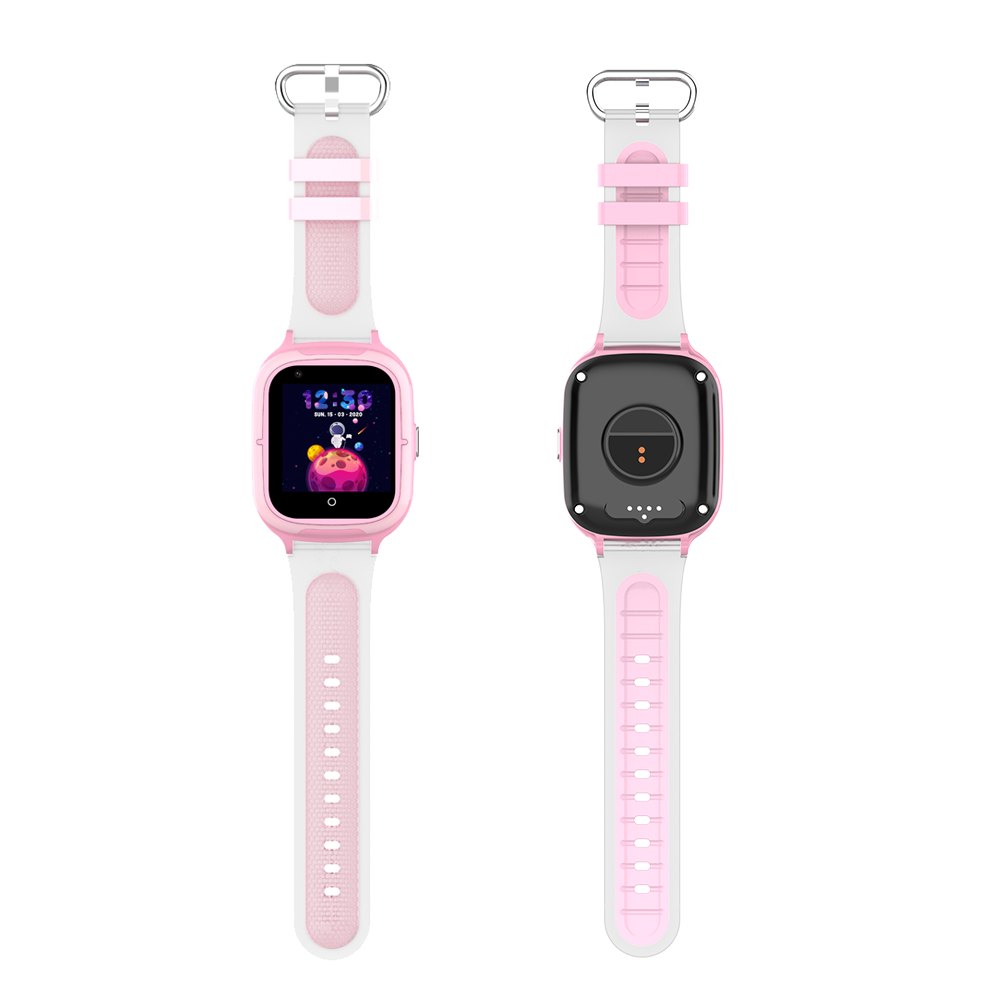 Ceas Smartwatch GPS Copii Techone KT23T 4G, Roz