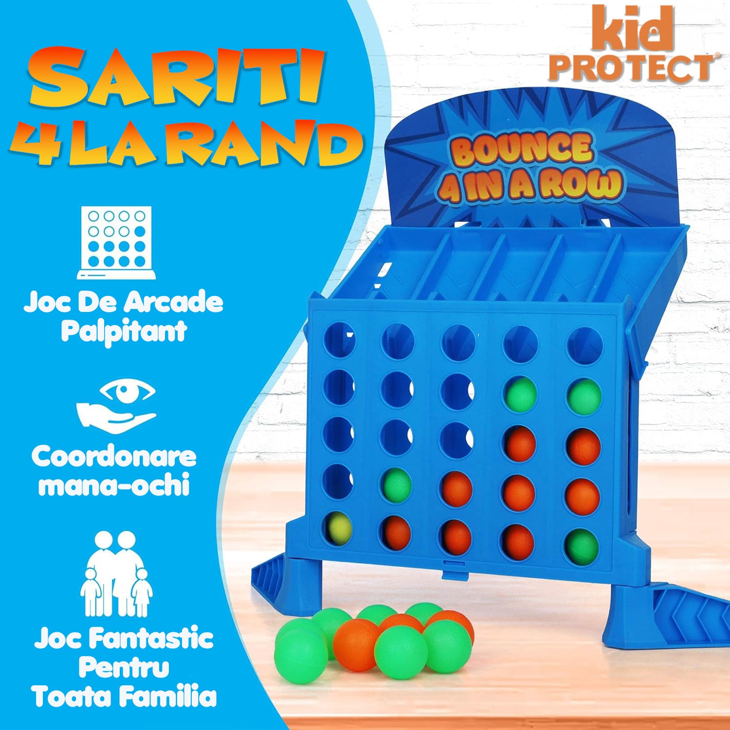 Joc de Societate de Masa KidProtect Bouncy Aim