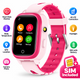 Ceas Smartwatch Copii Cu Localizare GPS Si Telefon Techone T5S Vital Guard, Roz