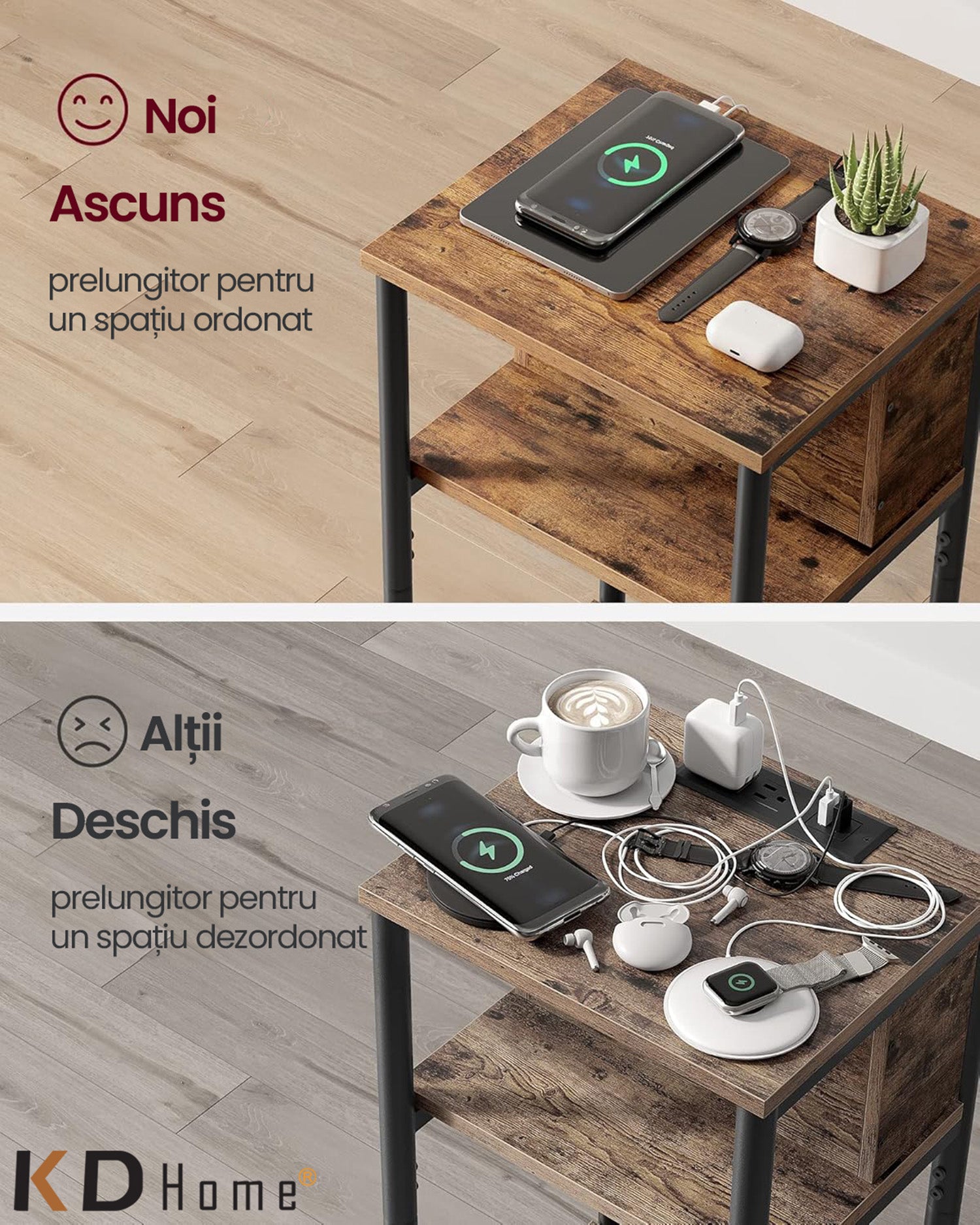 Noptiera cu Priza KD Home NeoDock