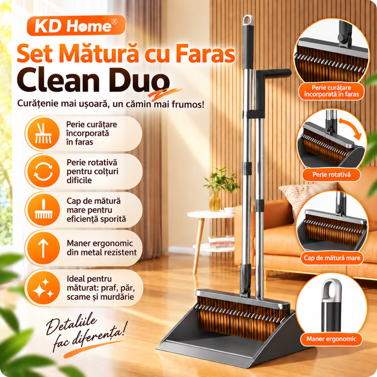 Set Matura cu Faras KD Home Clean Duo