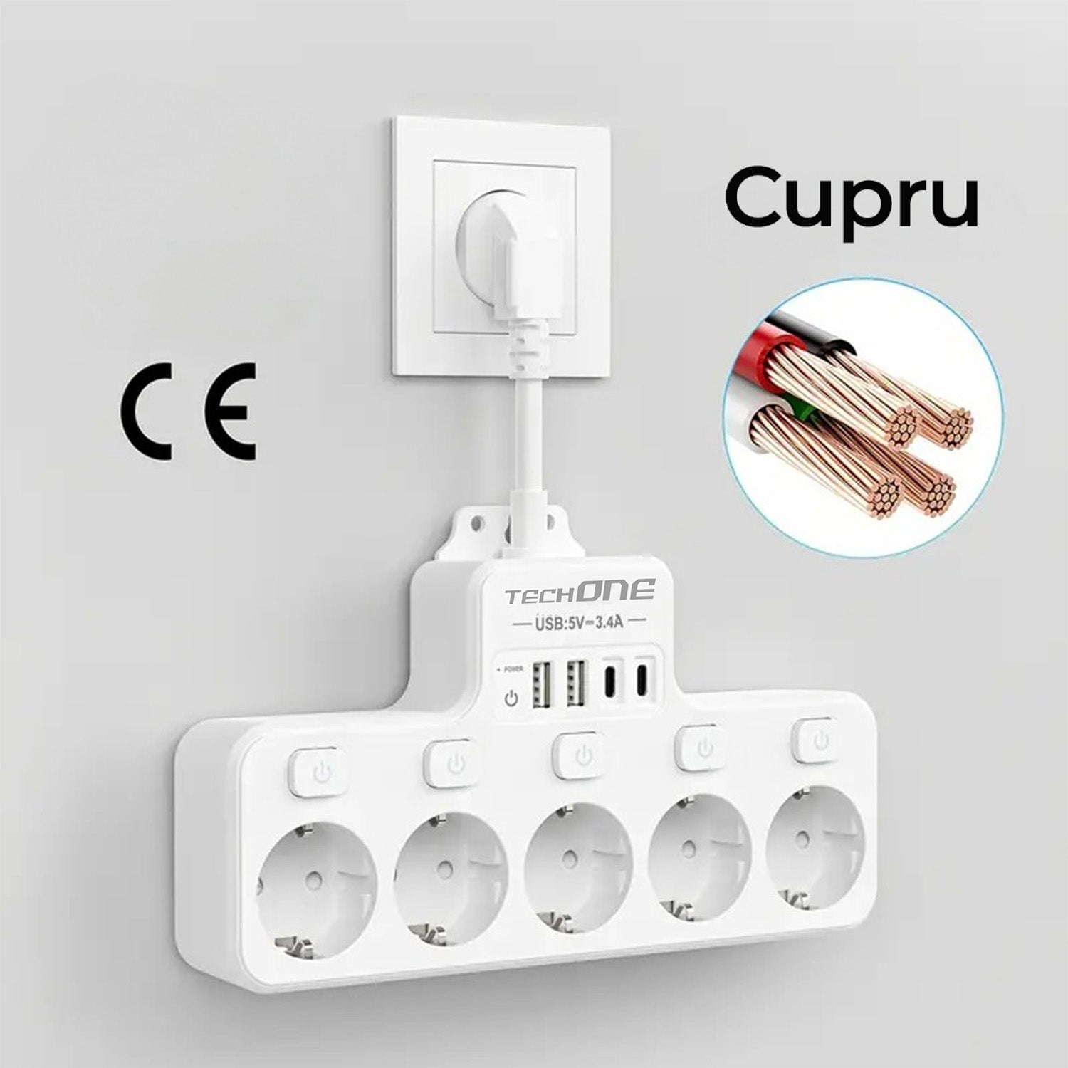 Prelungitor Scurt Techone PowerHub 9X
