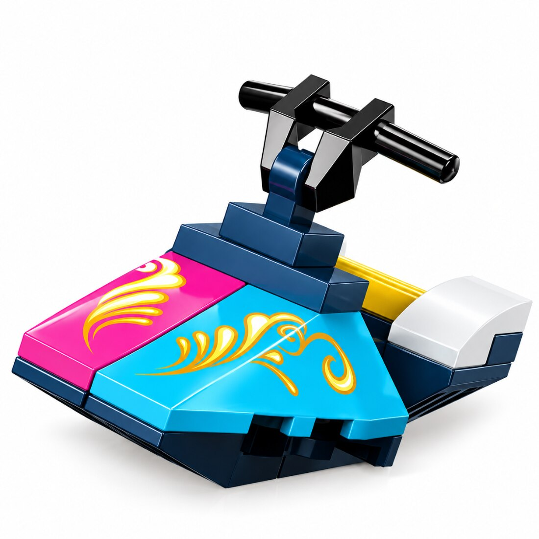 Set de Constructie cu Piese Tip Blocuri Constructie 297 Piese MiniBric Water Adventure, 4553