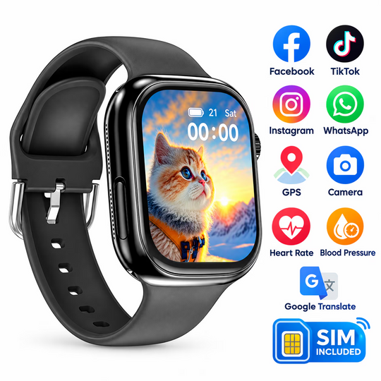 Ceas Smartwatch Copii Cu Localizare GPS Si Telefon Techone T72 Pro Teen Guard, Negru