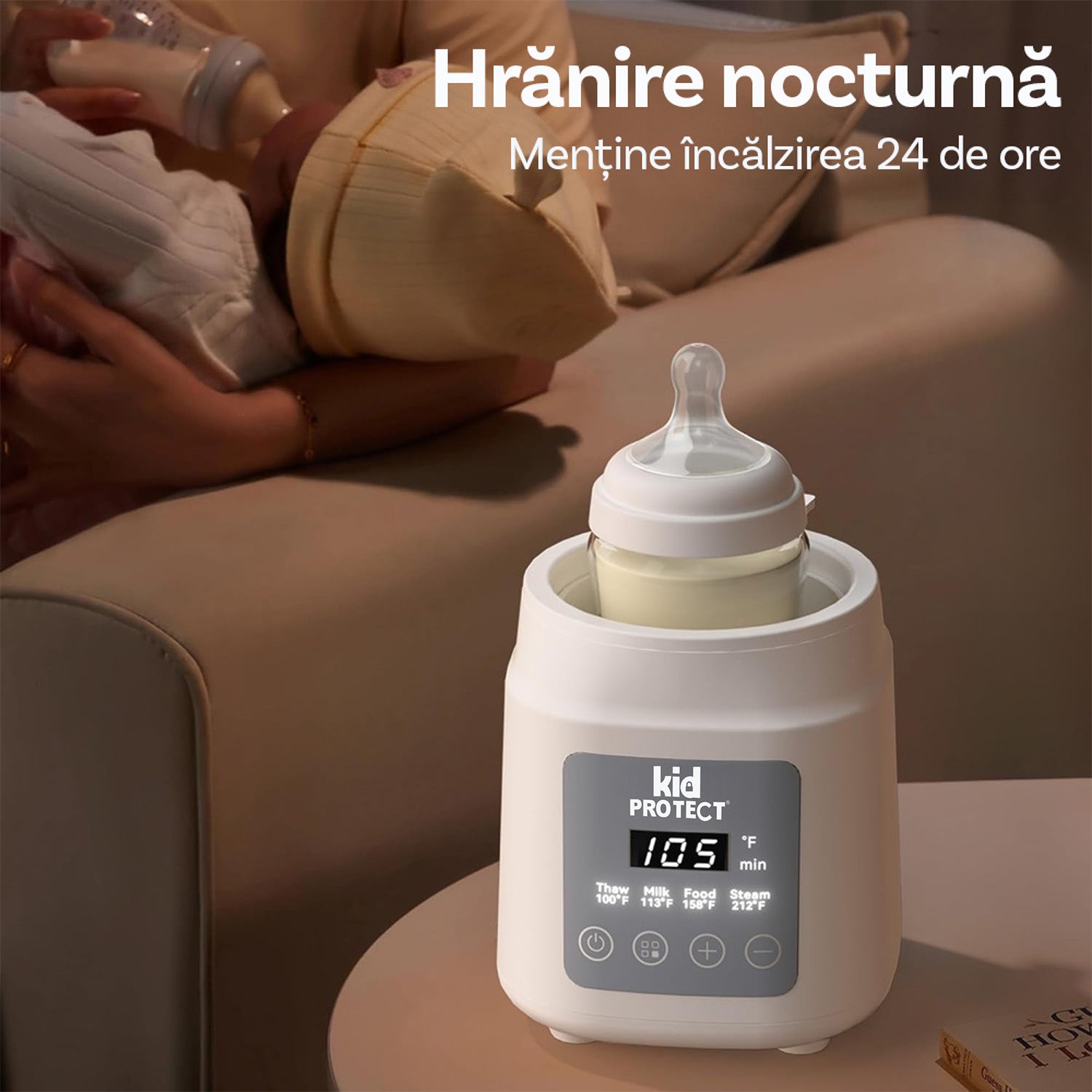 Incalzitor Biberoane si Mancare Multifunctional KidProtect SnuggleHeat