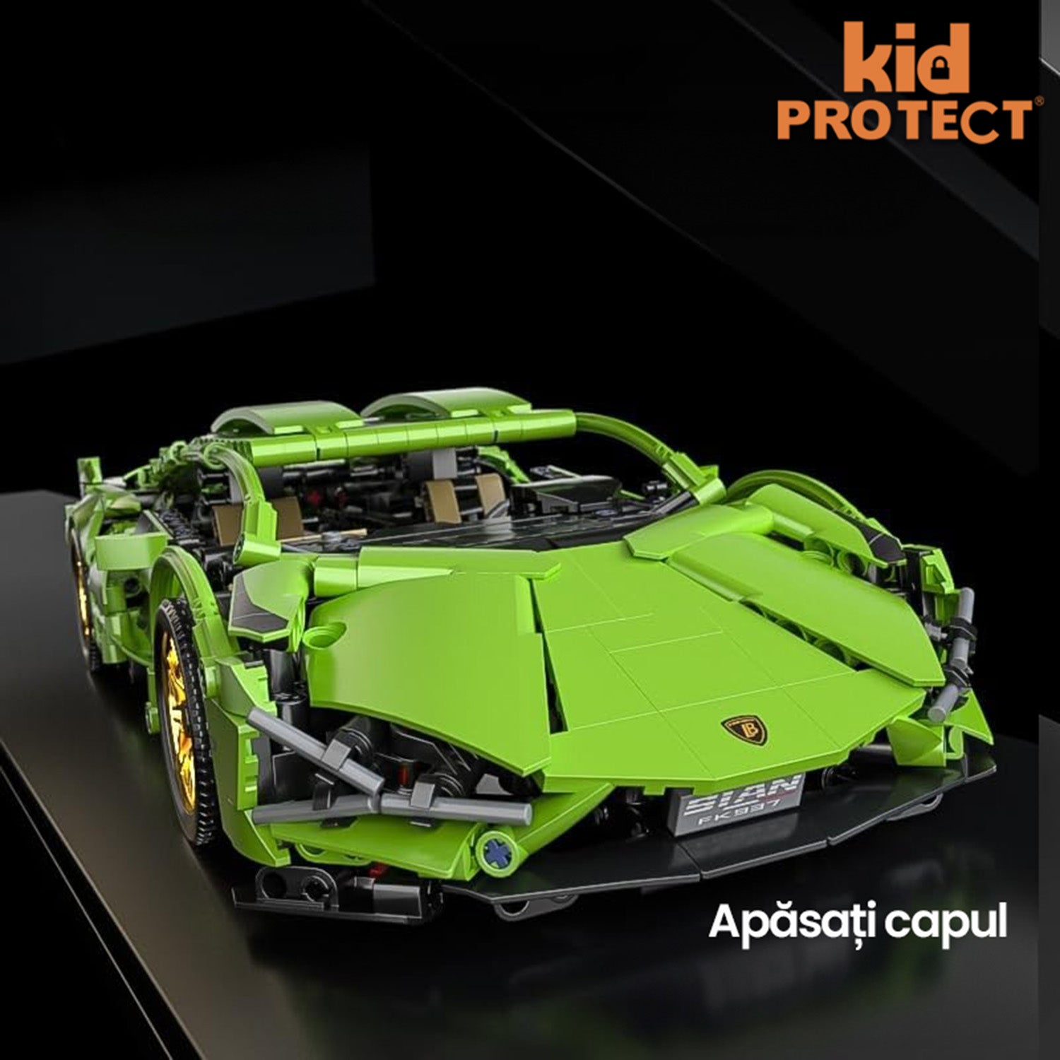 Set de Constructie cu Piese Tip Lego Kidprotect Lamborghini Huracan