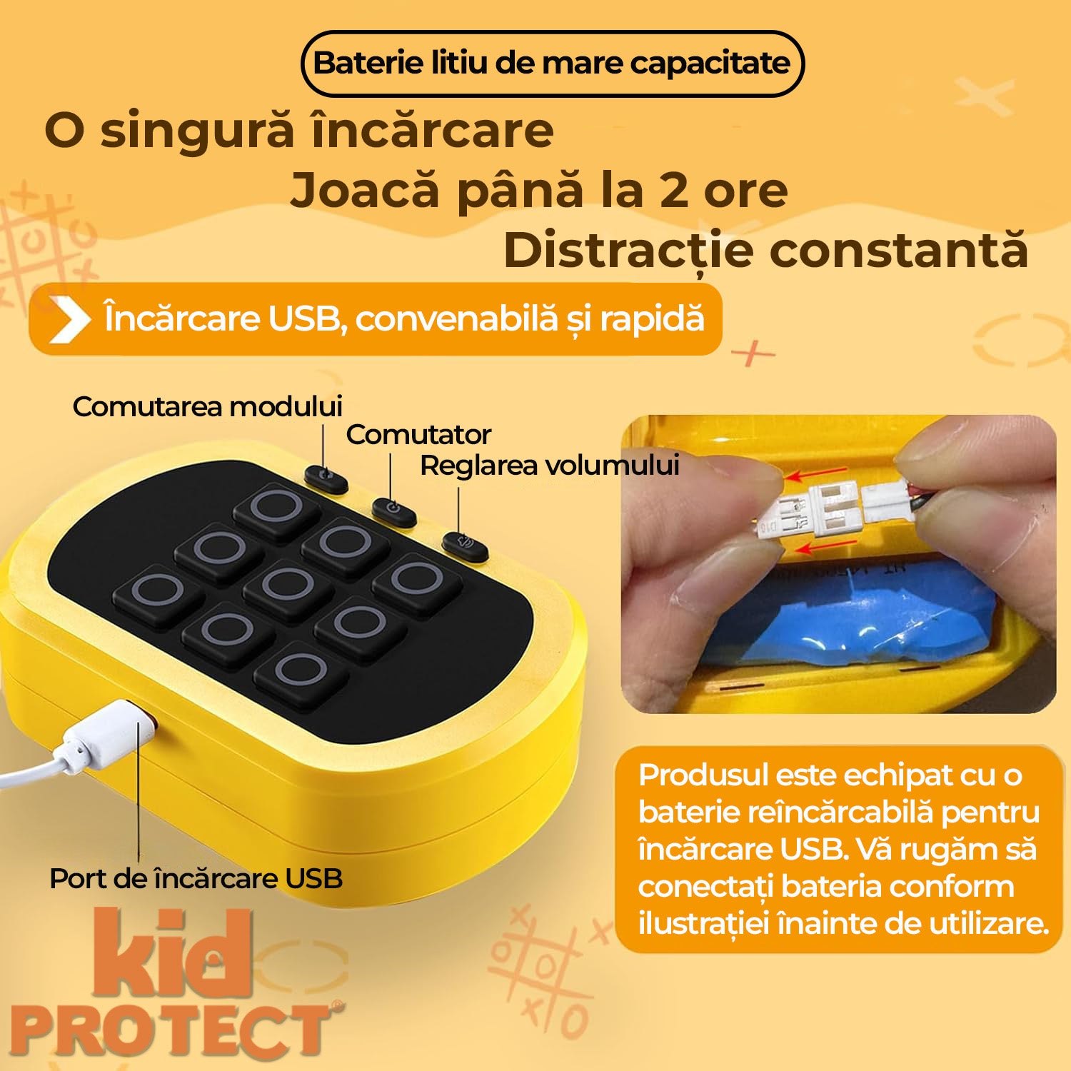 Joc Interactiv Electronic X si 0 KidProtect NextMove XO