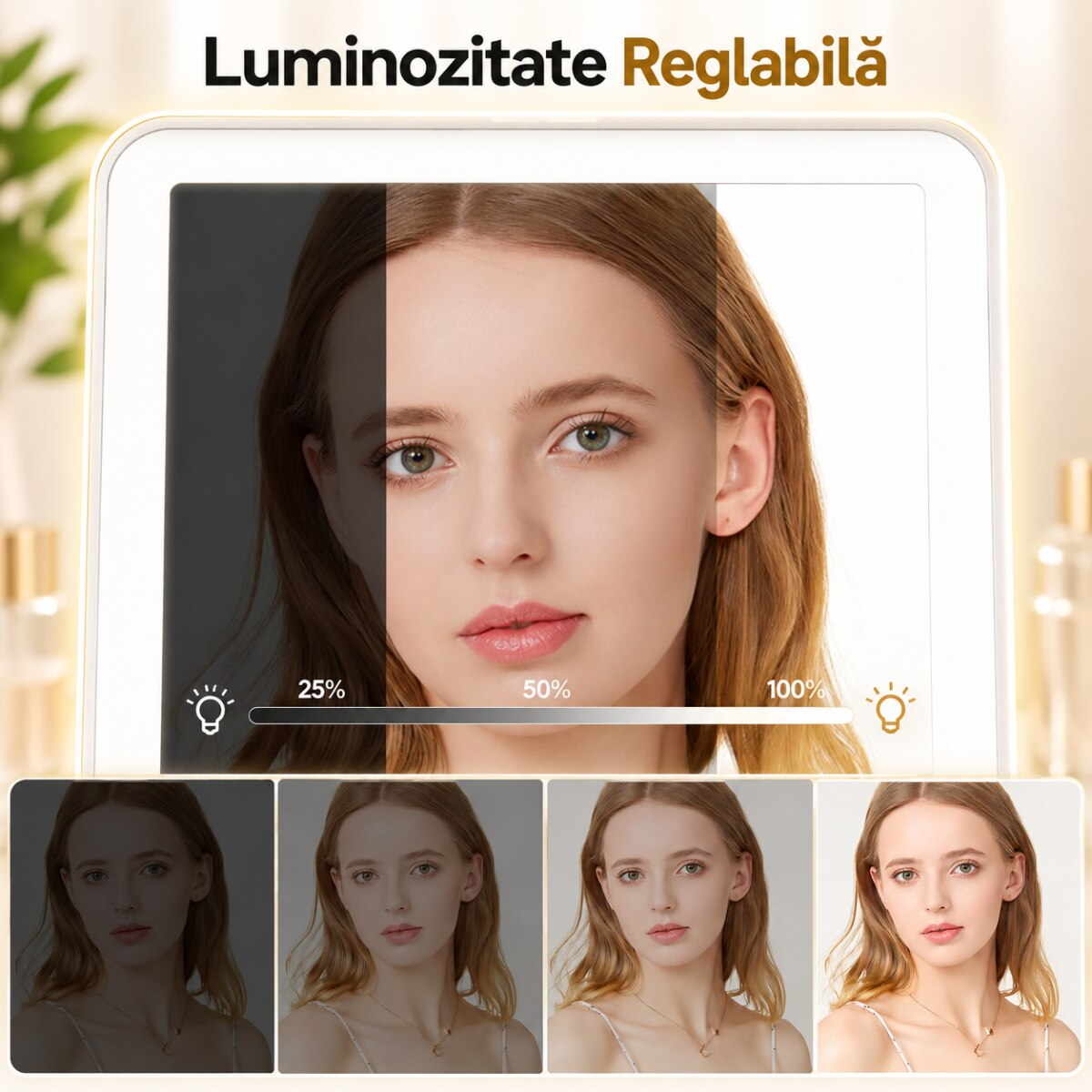 Oglinda Cosmetica Cu Led Pentru Machiaj KD Home GlamMirror