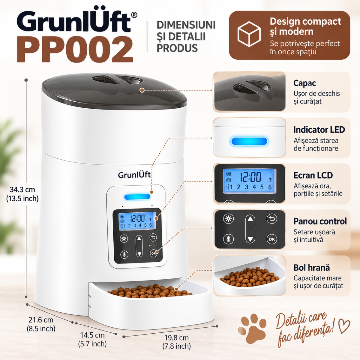 Hranitor automat Grunluft PP002