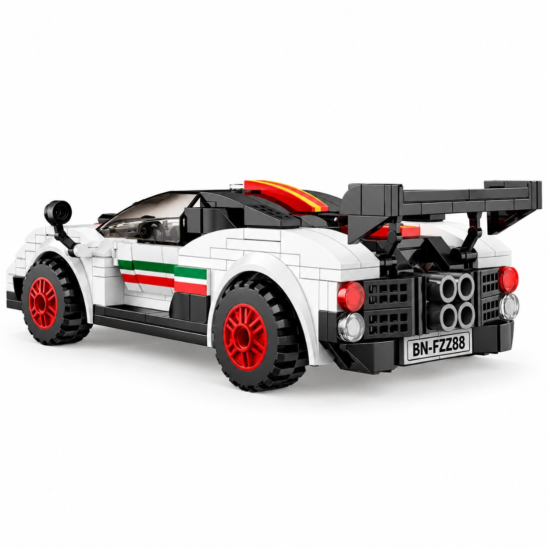 Set de Constructie cu Piese Tip Blocuri Constructie 466 Piese MiniBric Colectia Xtrem Wheels, 5826