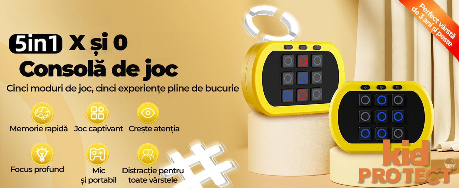 Joc Interactiv Electronic X si 0 KidProtect NextMove XO