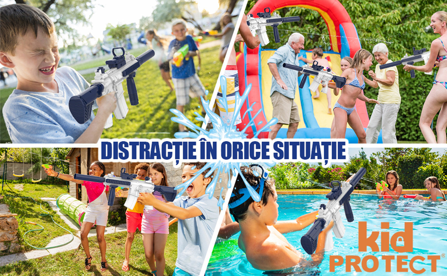 Pistol cu Apa Electric KidProtect WaterRaptor