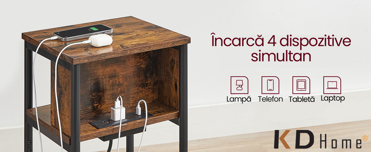 Noptiera cu Priza KD Home NeoDock