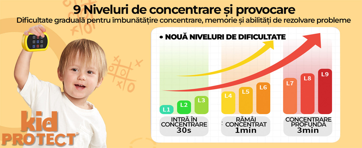 Joc Interactiv Electronic X si 0 KidProtect NextMove XO
