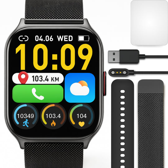 Ceas Smartwatch TechONE Wand Pro, Negru