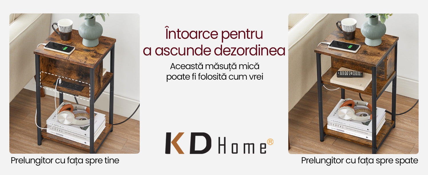 Noptiera cu Priza KD Home NeoDock