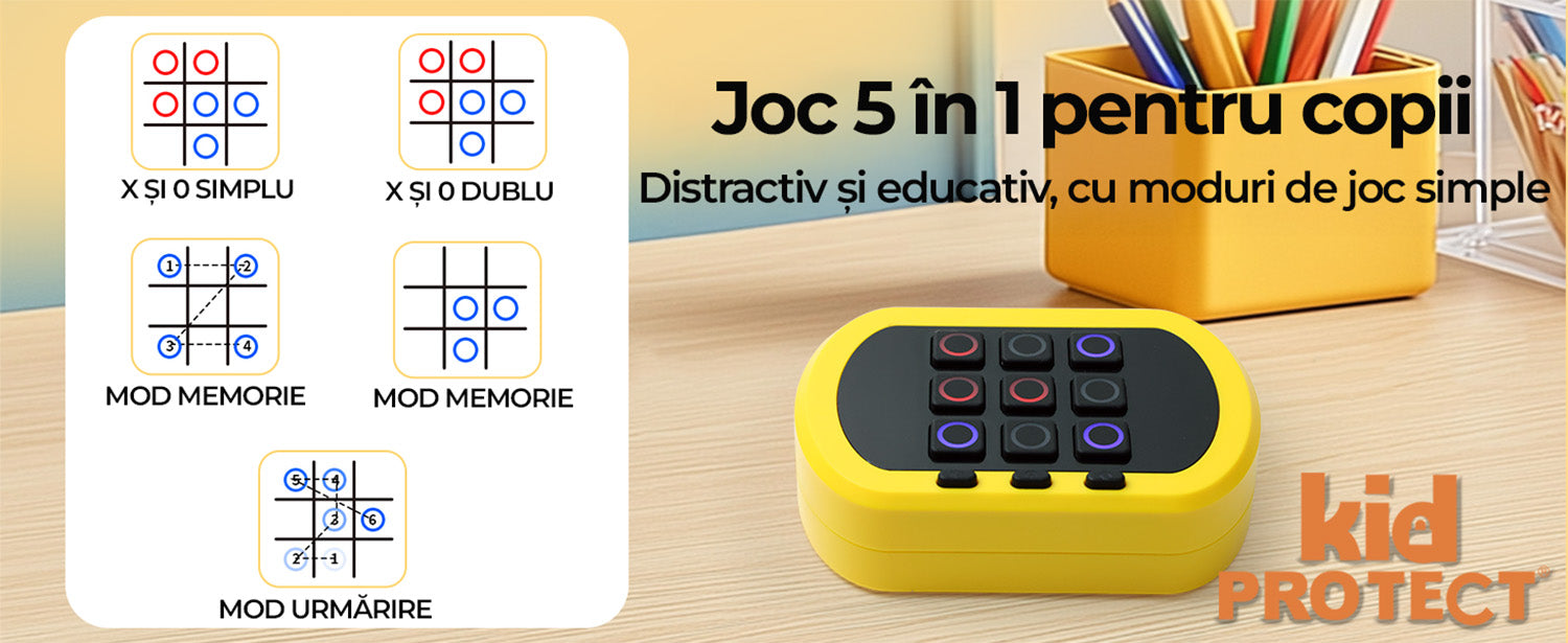 Joc Interactiv Electronic X si 0 KidProtect NextMove XO