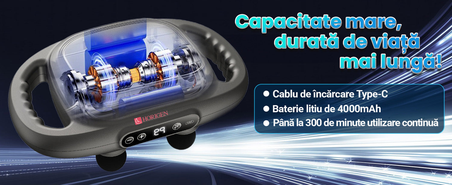 Aparat Pentru Masaj Profesional Cu 6 Capete Horigen MuscleWave Six