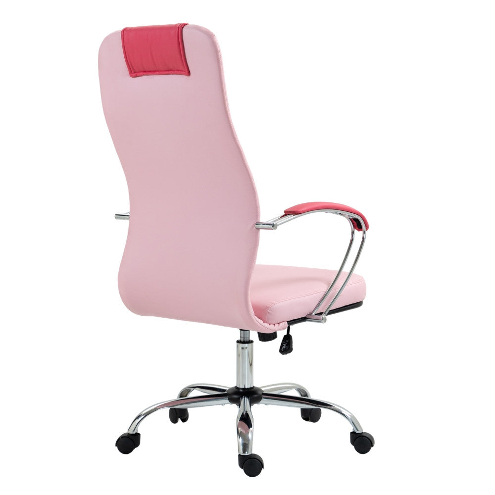 Scaun De Birou Directorial Ergonomic KD Home Falcon Desk, Roz – KidGPS ...