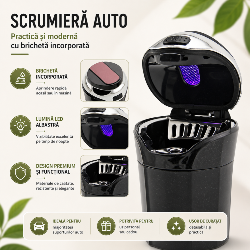 Scrumiera auto Techone Fresh Scent