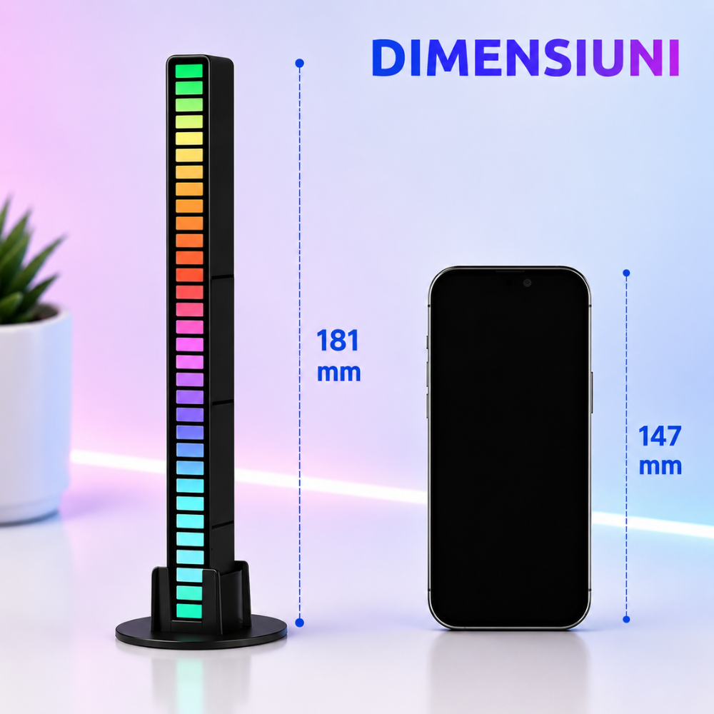 Set 2 Bare Luminoase Led RGB KD Home Lumia