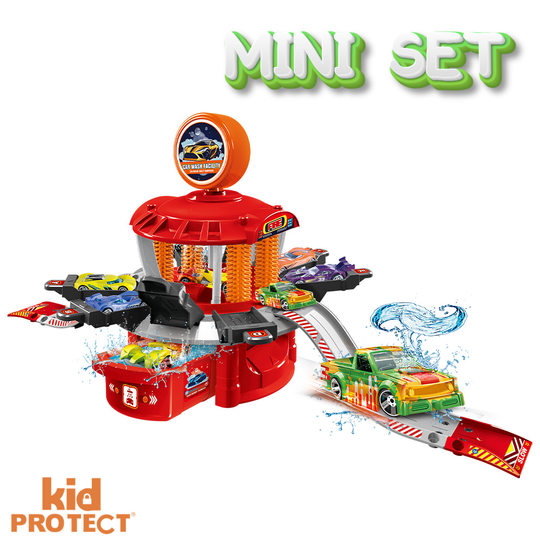 Set Jucarie Interactiva Spalatorie Auto Pentru Masinute KidProtect Wash Center Delux