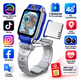 Ceas Smartwatch Copii Cu Localizare GPS Si Telefon Techone T90 Transformer, Argintiu
