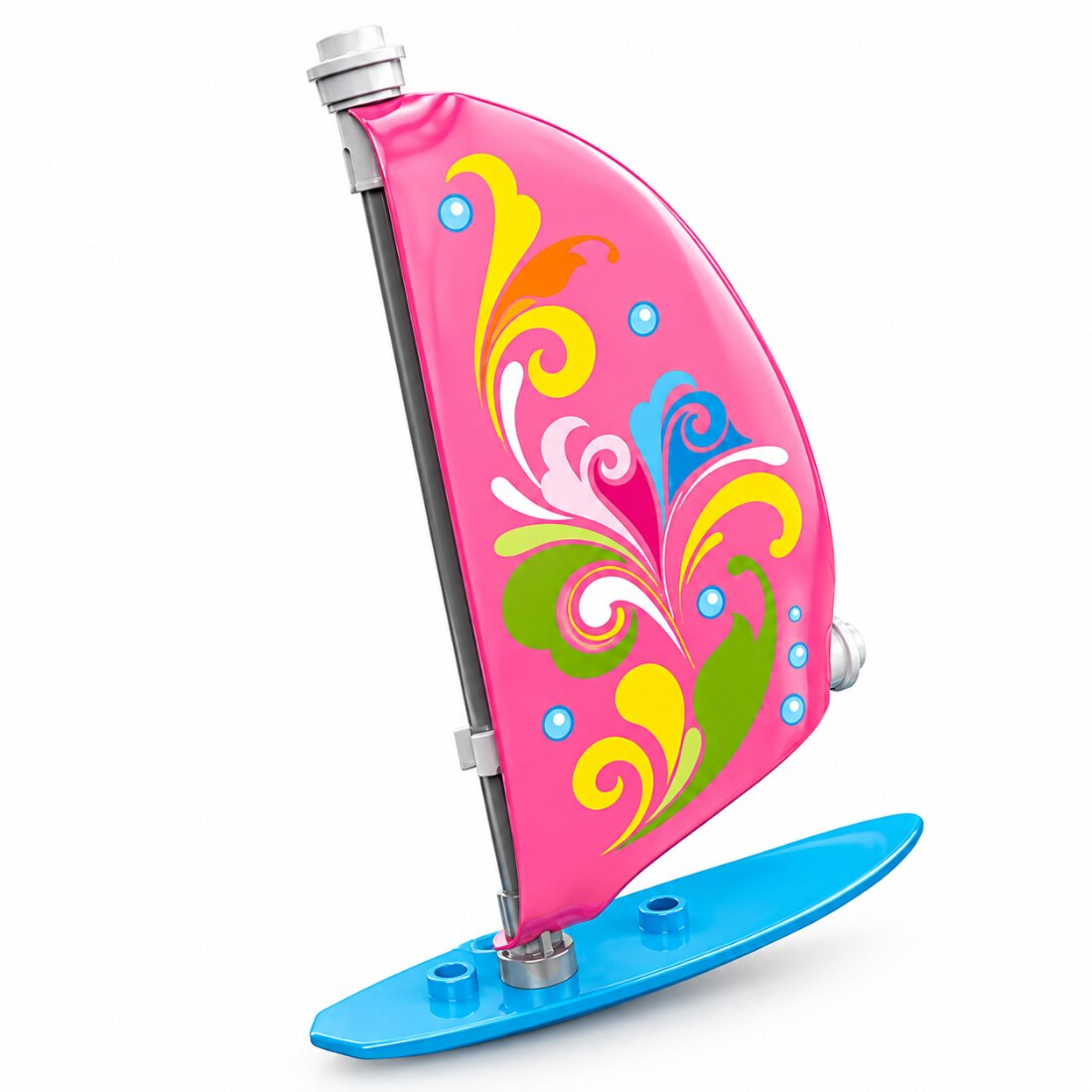 Set de Constructie cu Piese Tip Blocuri Constructie 297 Piese MiniBric Water Adventure, 4553